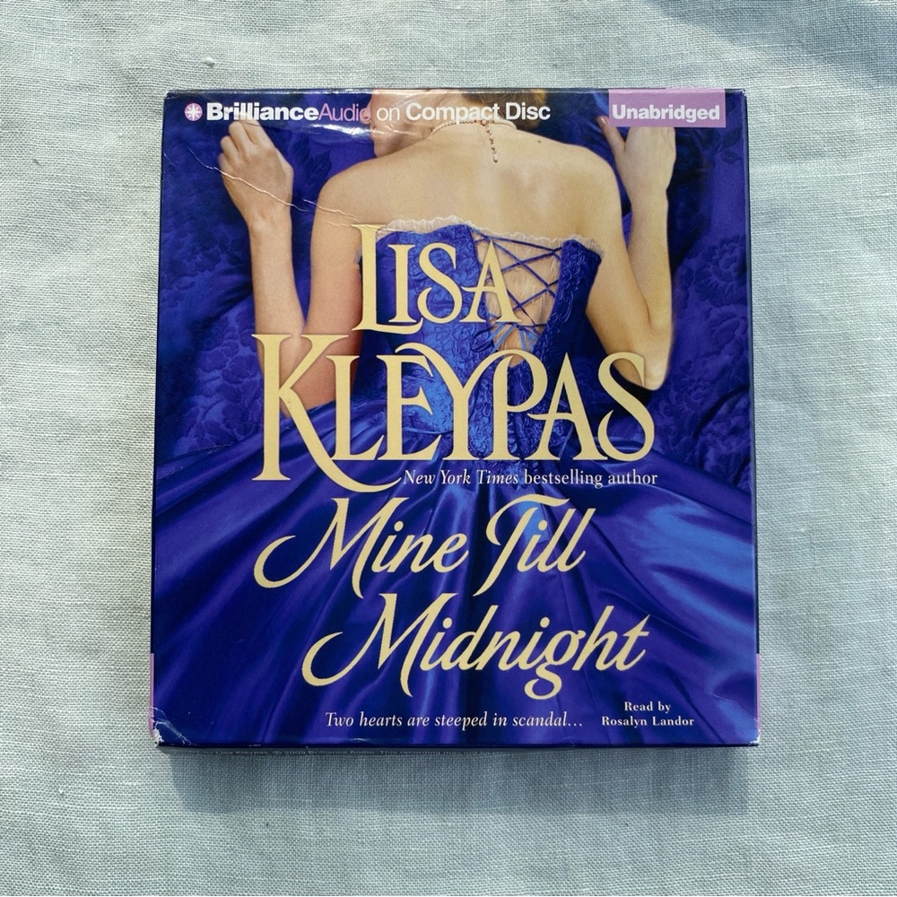 Lisa Kleypas Mine Till Midnight 8 discs unabridged audiobook CD